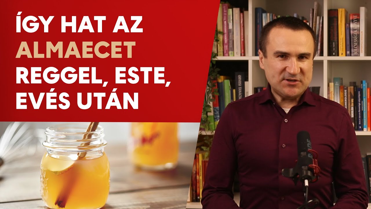 Így hat az Almaecet reggel, este, evés után