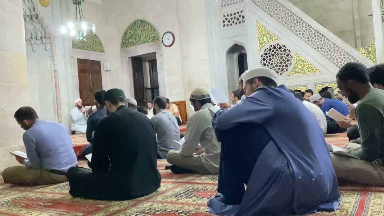 إنشاد قصيدة أجمل العالمين خلْقًا وخُلُقًا، جامع نيشانجا حي الفاتح، #اسطنبول #تركيا