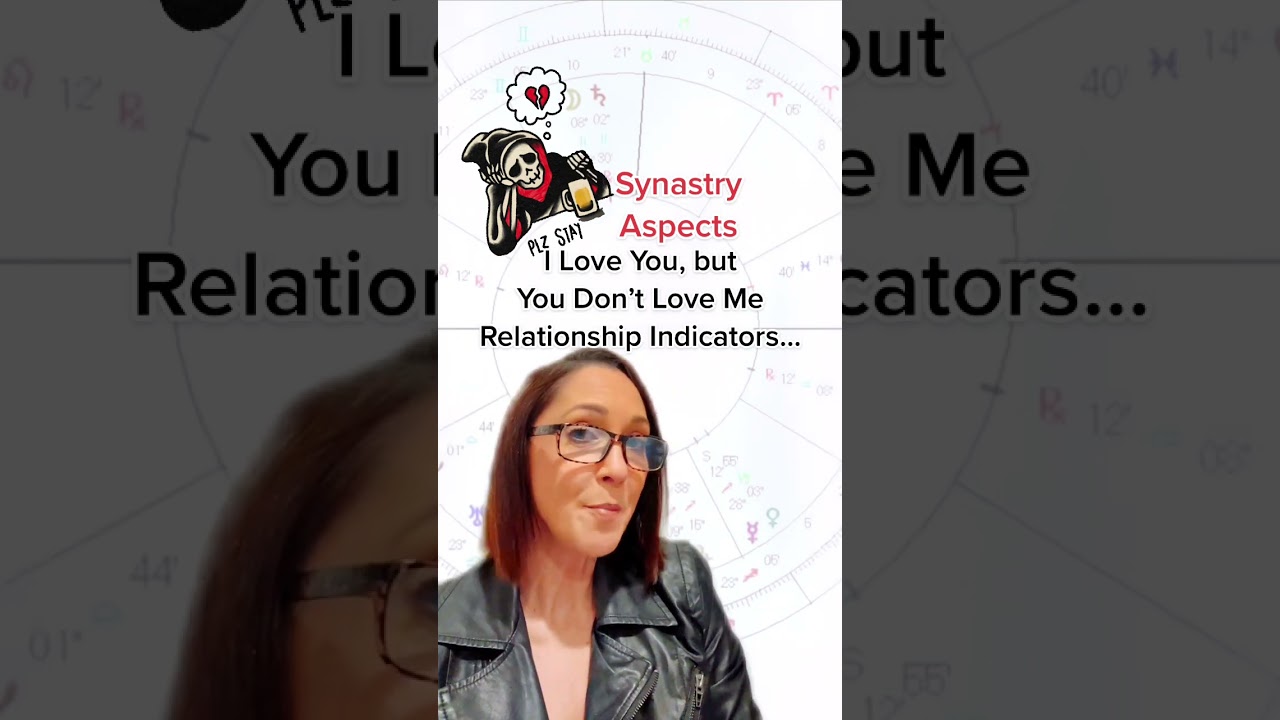I Love You But You Don't Love Me Relationship Chart Synastry #astrologyjane