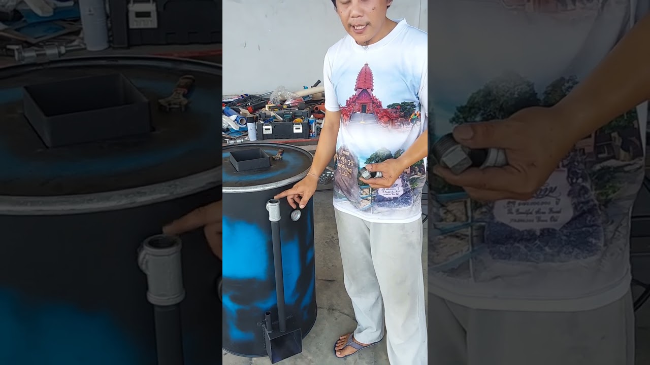 เผาถ่านด้วยเตา ซุปเปอร์ซัน Version 4 #ขั้นตอนและวิธีการประกอบเตาอบถ่าน Ep.28  @tkchannel8376