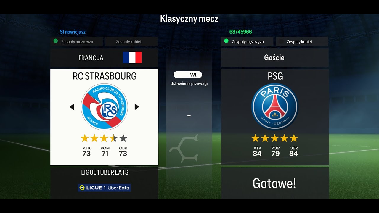 FC 24 Lige 1 Rc   Strasbourg vs Psg