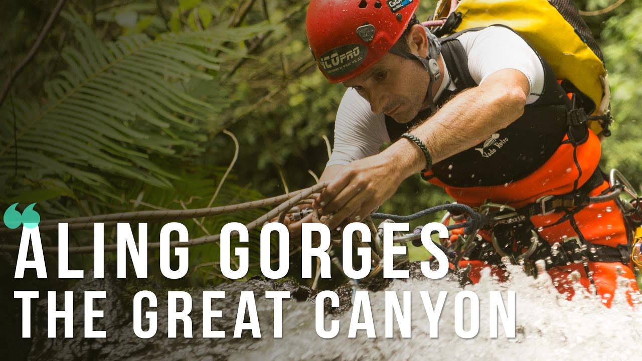 ALING GORGES section PALM - Bali canyoning