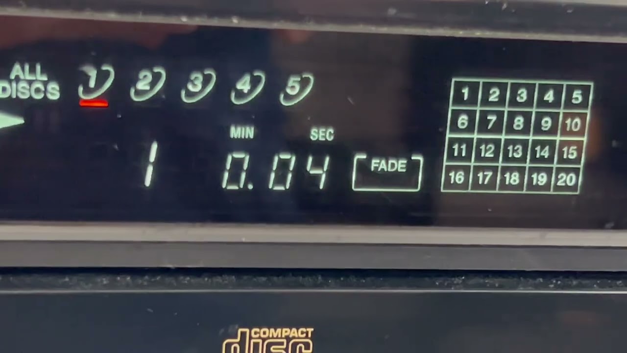 Sony Compact Disc Player CDP-C435 5-Disc Carousel Changer