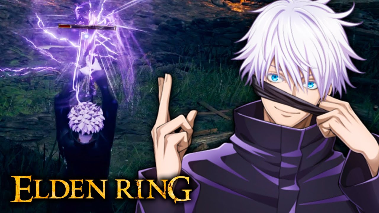 o mod INVENCÍVEL do GOJO no Elden Ring...