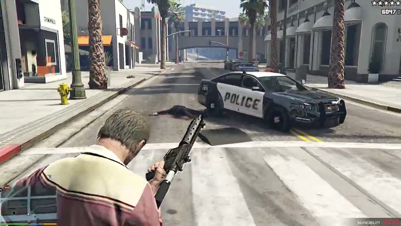 Trevor Vs Police 🚓🚓 #gta5