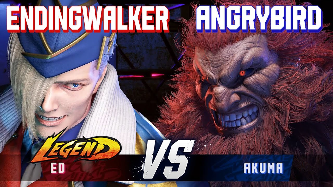SF6 ▰ ENDINGWALKER (Ed) vs ANGRYBIRD (Akuma) ▰ High Level Gameplay