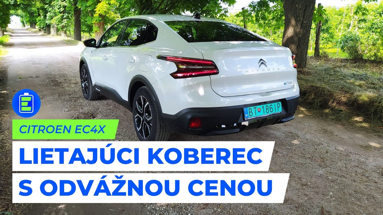 Elektromobil CITROEN eC4X. Lietajúci koberec s odvážnou cenou.
