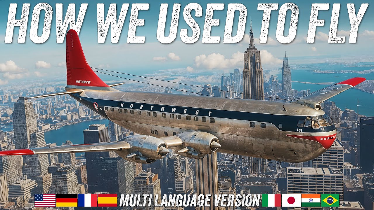 How We Flew: Multi Language 4K Edition |  Air Travel in 1956 | Shell Historical Film Archive