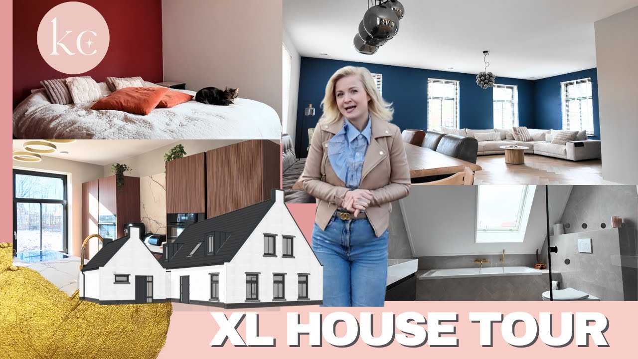 GROTE HOUSE TOUR: PROJECT DROOMVILLA TOUR | Kellycaresse Momlife  VLOG