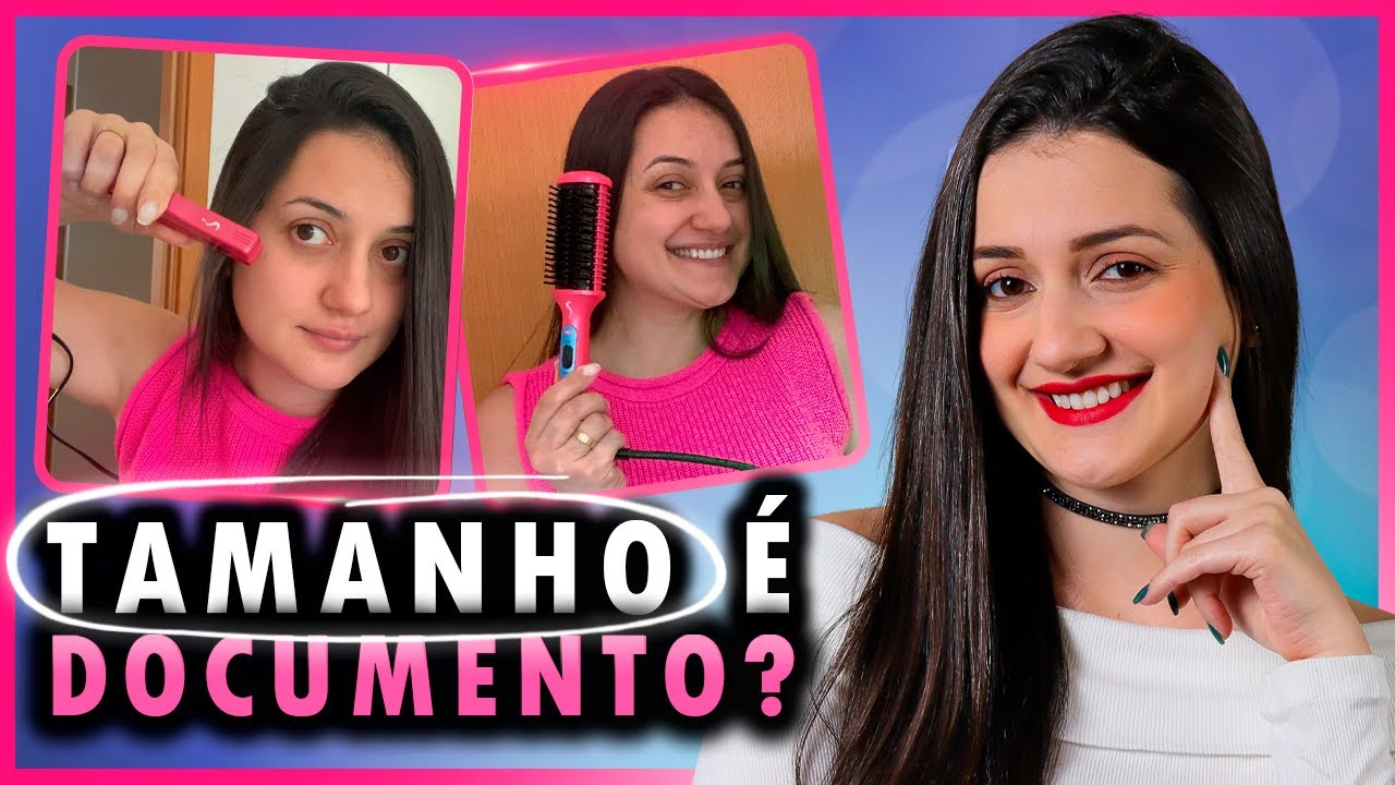 TAMANHO É DOCUMENTO? Testei MINIATURAS de secador, chapinha e escova modeladora 