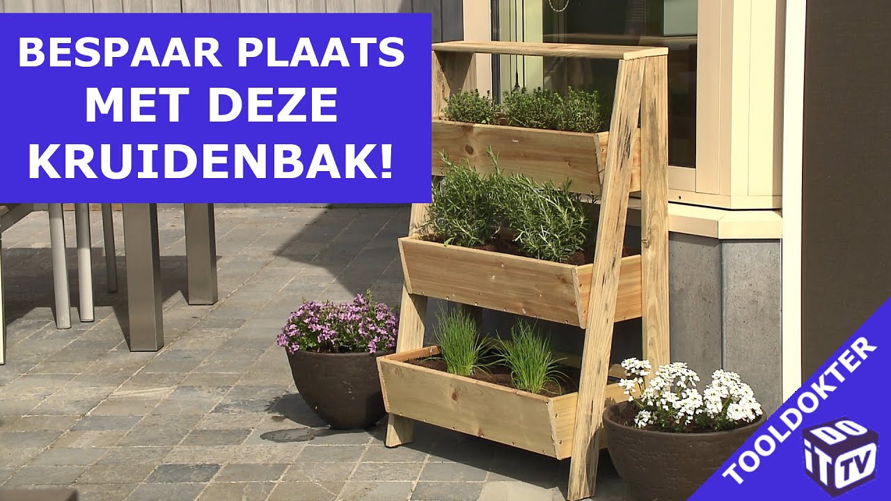 Plaatsbesparende kruidenbak! | Tooldokter