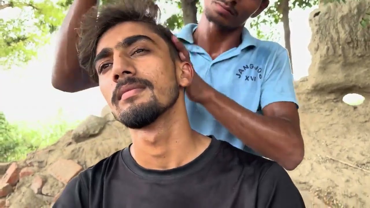 ASMR HEAD _ BACK MASSAGE BY PAKSIATNI BABA __ BABA KALLU RELXING DEEP SLEEP RELAX _ _relax _💆‍♀️