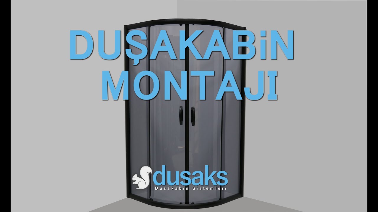 Oval Duşakabin Montaji - Lüks Seri Füme - dusaks.com