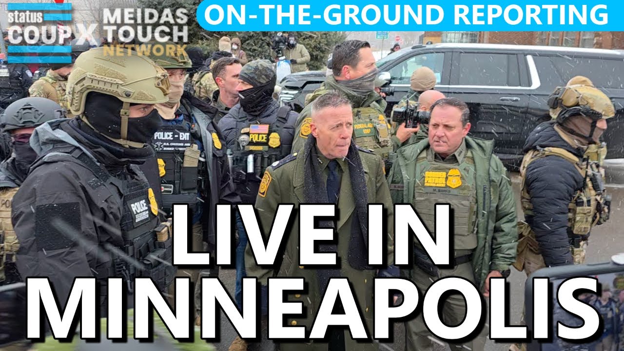 LIVE STOP ICE INVASION Protest as Trump TARGETS Top Minnesota Dems