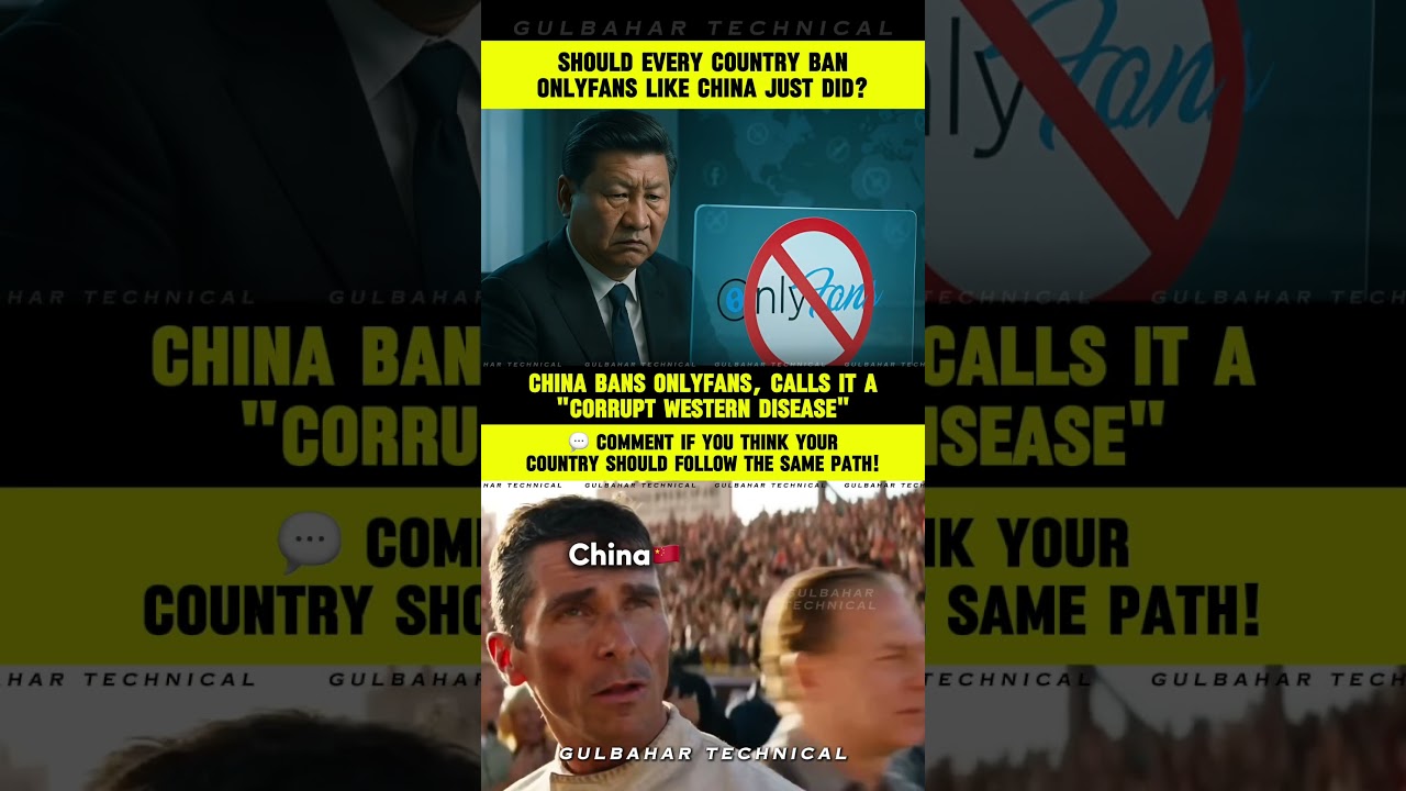 China BANS OnlyFans | Should Your Country Ban OnlyFans? | China's Controversial Move! 🇨🇳