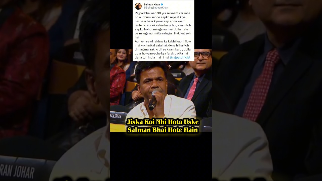 Salman Khan Latest Tweet For Rajpal Yadav #salmankhan #beingmohitreactions #latest #rajpalyadav