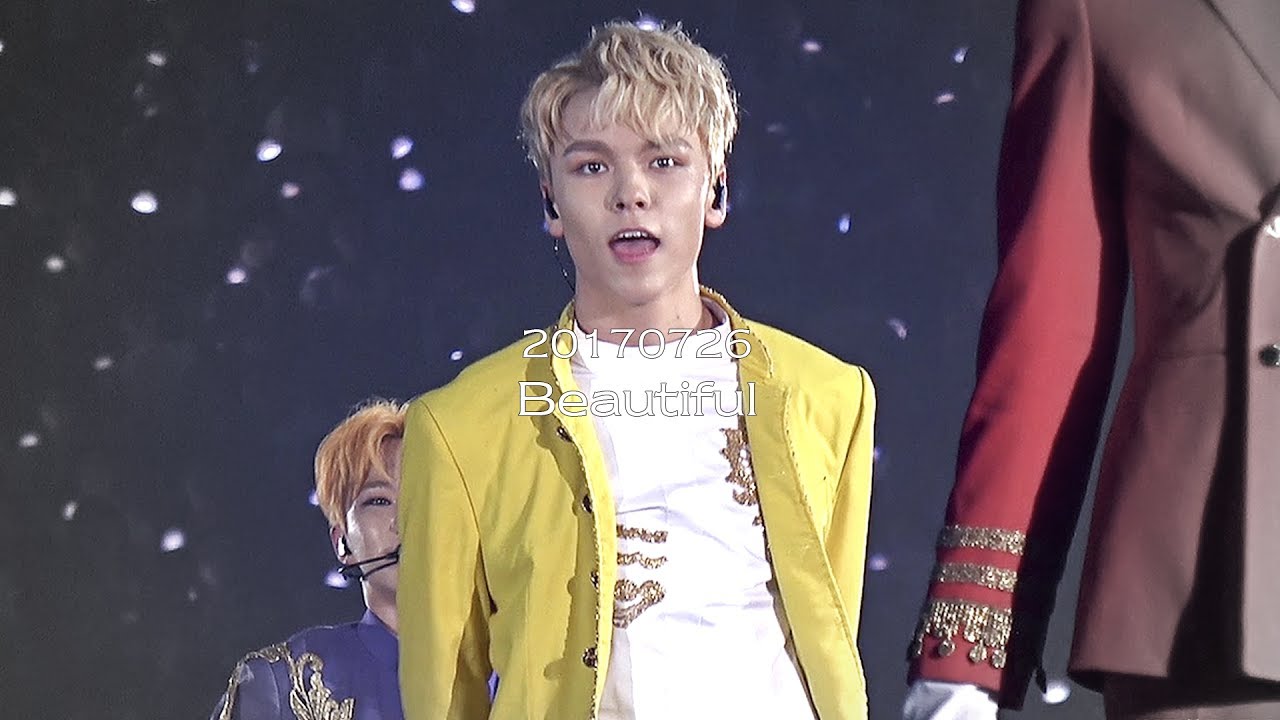 170726 세븐틴 버논(VERNON) Beautiful _ 다이아몬드 엣지 콘서트 in 사이타마 수퍼 아레나(Saitama super arena)