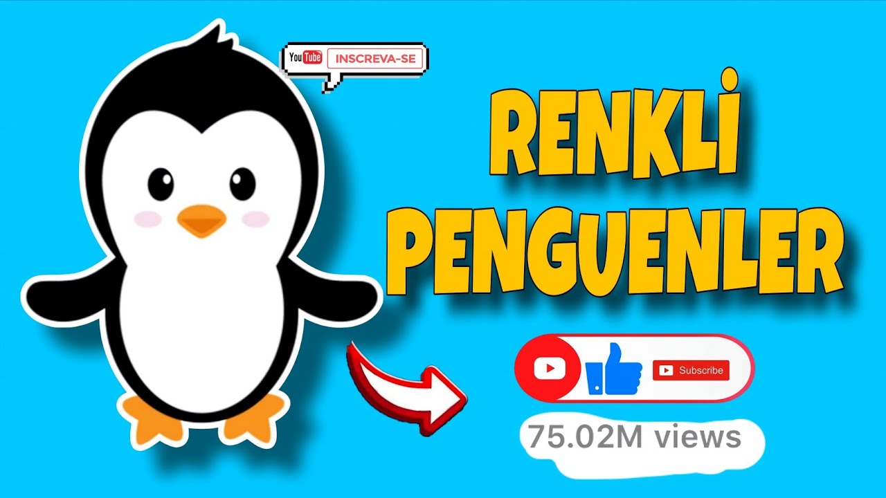  Renkli Penguenler – Çocuk Şarkısı 🎵babysongs 