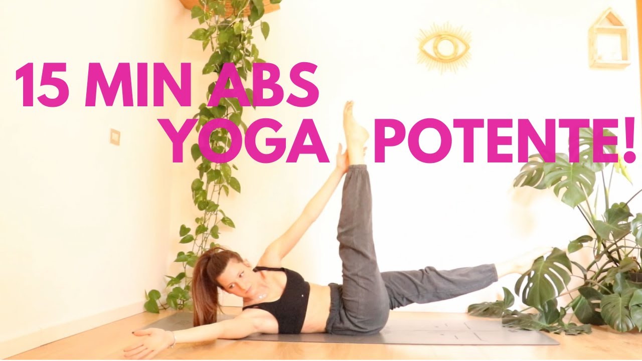 Addominali scolpiti/ i migliori 15 min di yoga workout per abs e addominali! Definisci e Tonifica!