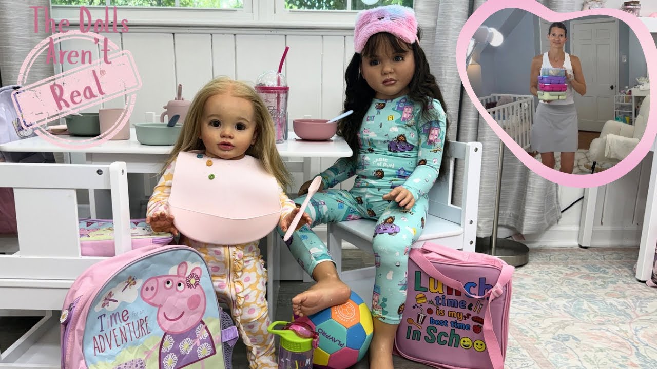 Pippa Knocks Cozy Down! And Last Day of School Excitement + Feeding Silicone Babies with NEW Bottles