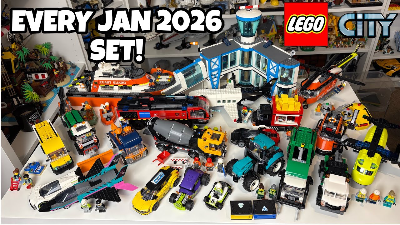 Я собрал каждый набор LEGO CITY, который будет доступен с января 2026 года!
