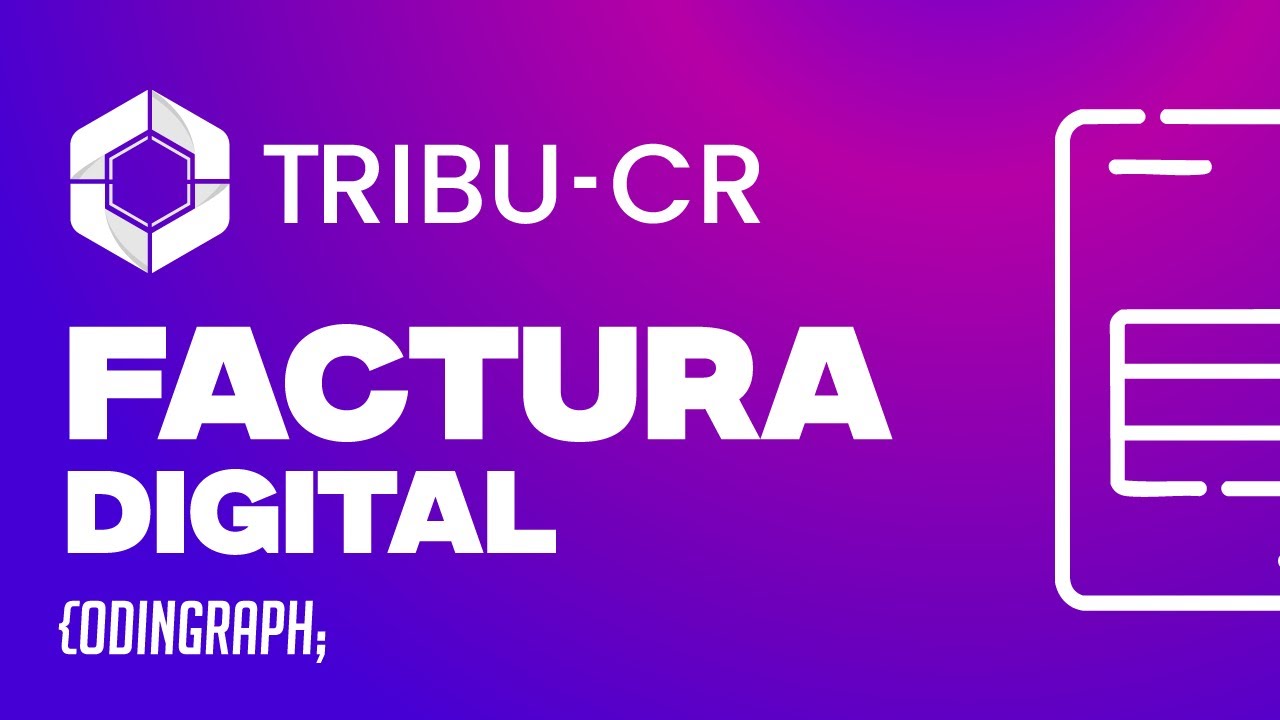Tribu CR - Crear una factura digital