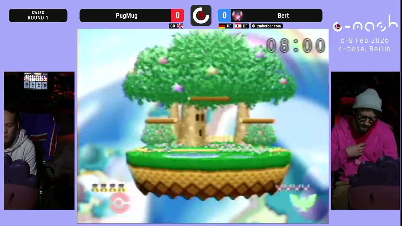 c-mash 2026 Swiss R1 | PugMug (Pikachu) vs Bert (Falcon) | Super Smash Bros. (N64)