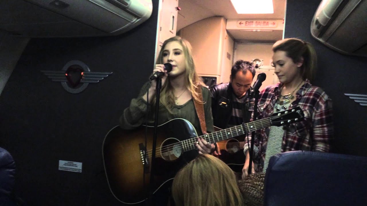 Maddie and Tae FLY at 35,000 feet