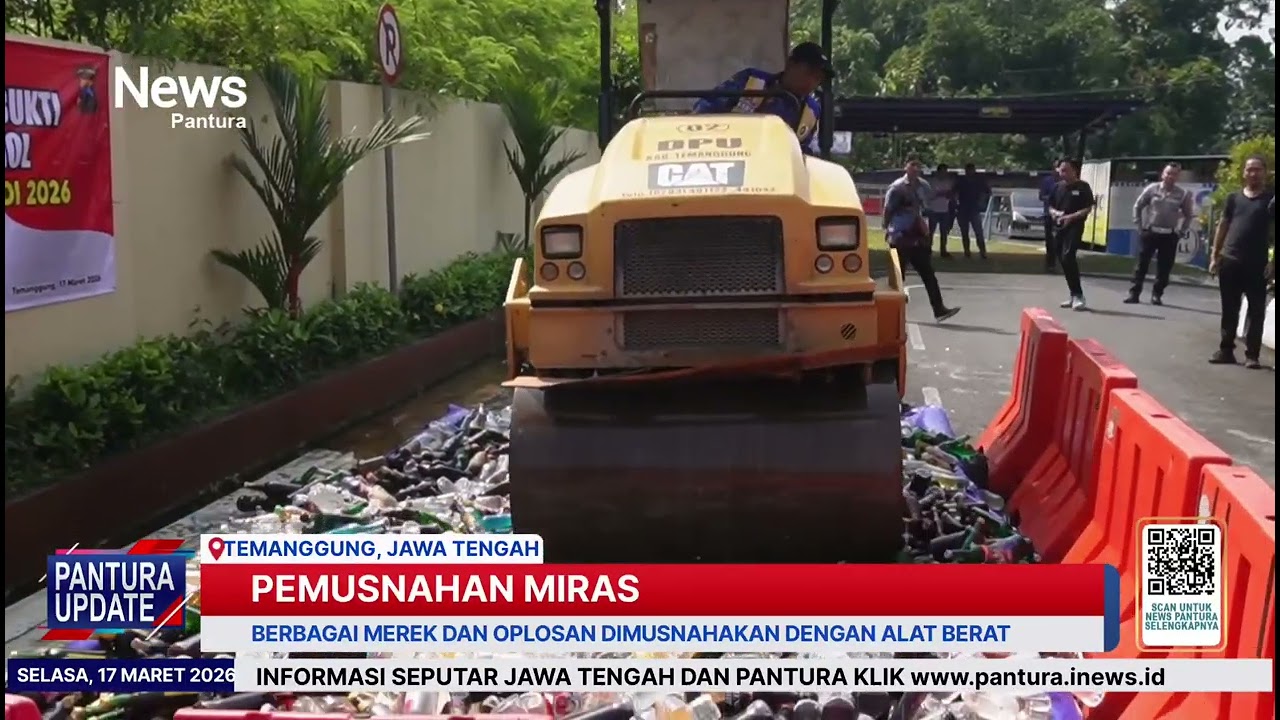 Ribuan miras dimusnahkan Polres Temanggung 