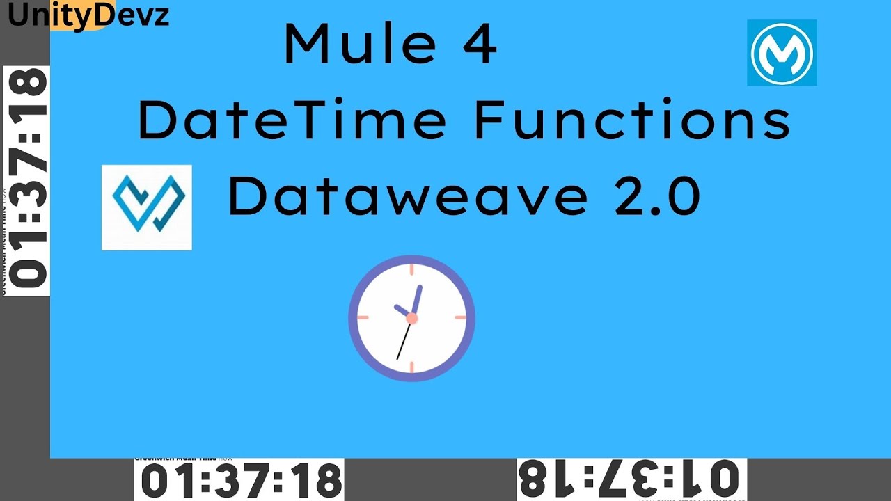 Session 6 : DateTime Functions | DateTime Formats | Shift time | Dataweave 2.0 | Mule 4 | Mulesoft