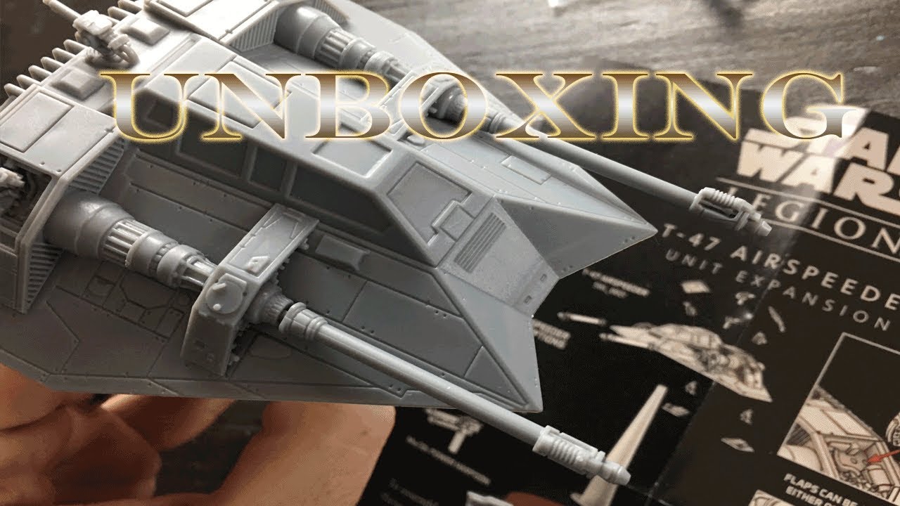 Legion - T-47 Airspeeder Unboxing