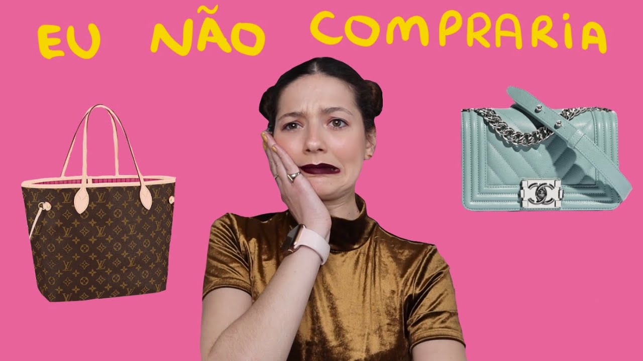 BOLSAS DE LUXO QUE EU NUNCA COMPRARIA. TEM LOUIS VUITTON , GUCCI E ATÉ CHANEL 😱😱😱