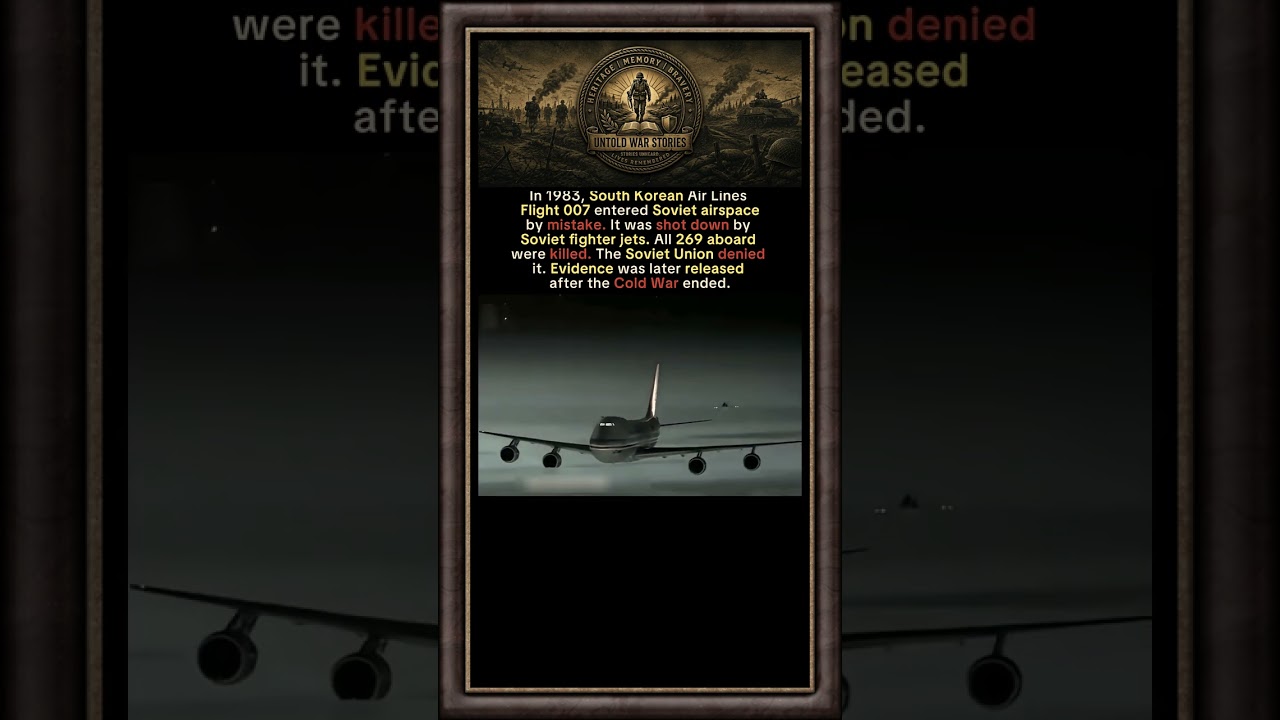 The Soviet Union Shot Down a Civilian Passenger Plane #shorts