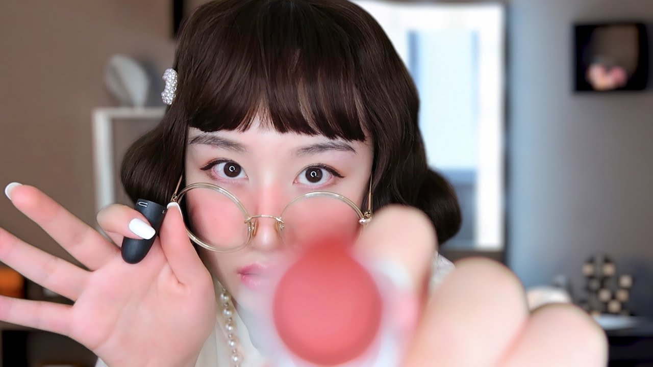 *ASMR* Sassy Lady Cakes Your Face with Makeup
