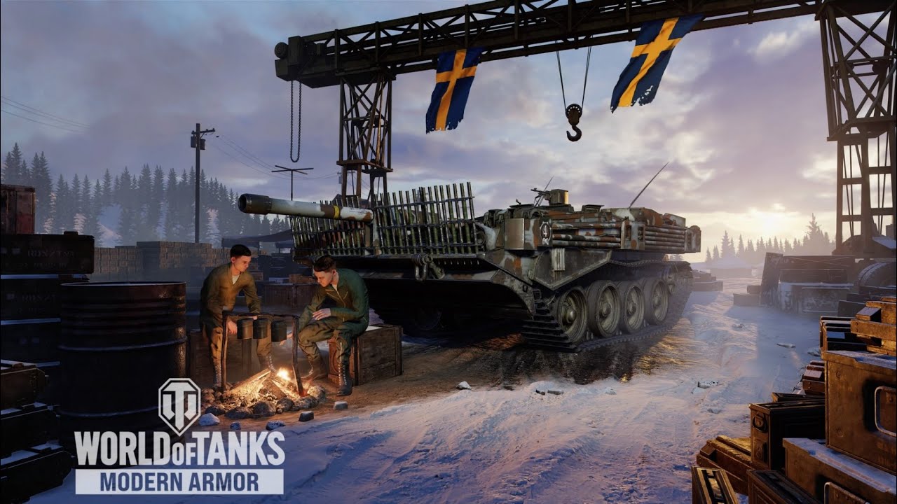 WOT Console | My new damage record featuring STRV 103B | 11.9K damage | 7 kills