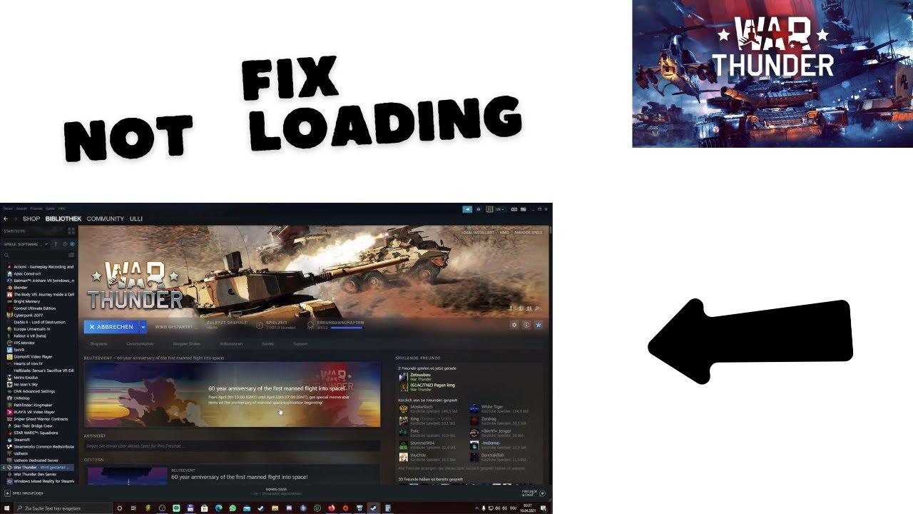 How to Fix War Thunder not loading on Pc/Stuck on The loading Screen