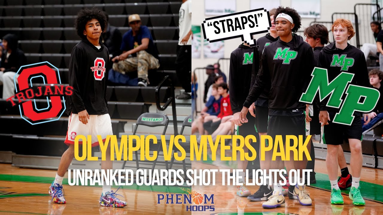 SLEEPER GUARDS WENT OFF 🎯 | Olympic vs Myers Park | Phenom Hoops George Lynch