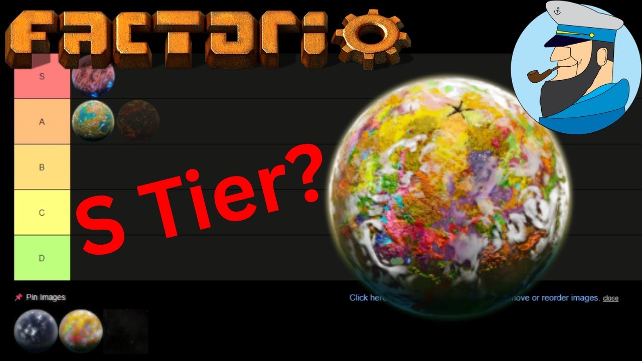 Factorio's Worst Planets - Tier List