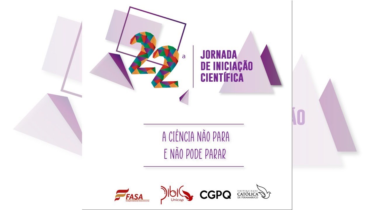 LIVE - 22ª Jornada de Iniciação Científica da UNICAP