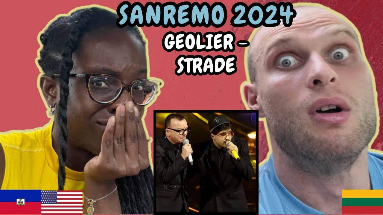 Geolier - Strade Reaction (Italy 🇮🇹 SANREMO 2024) | FIRST TIME HEARING STRADE