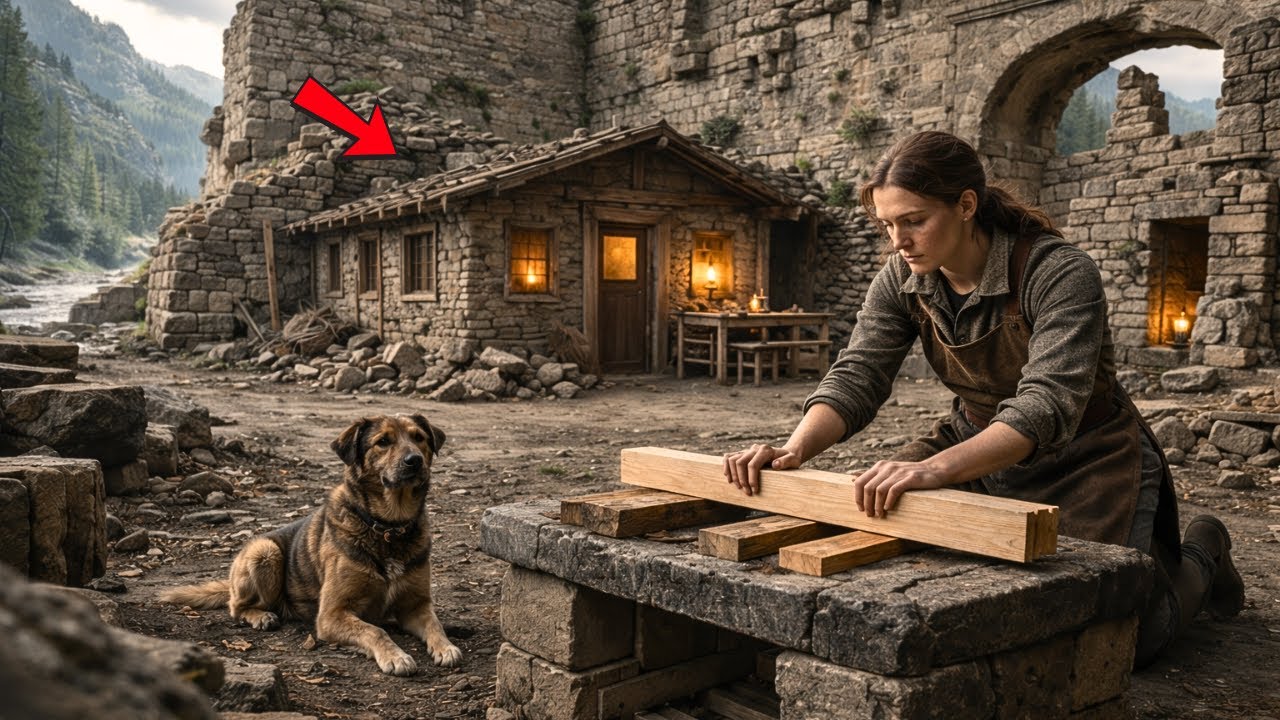 Neighbors Mocked Her for Building a Cabin in Old Ruins — Until the Cabin Saved Them All