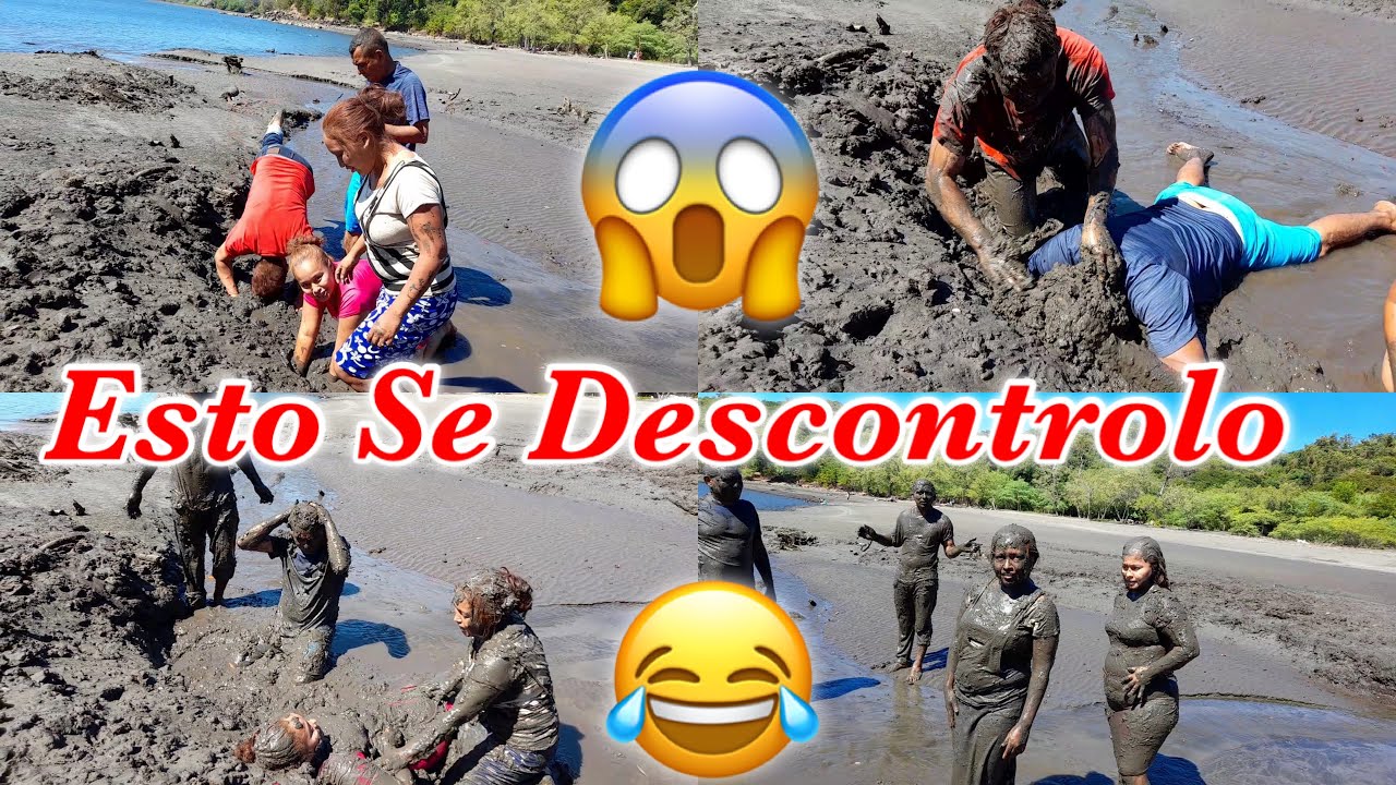 DIVERTIDISIMO!  Competencia de Baño de lodo -  Wendy No Se Mira 😂