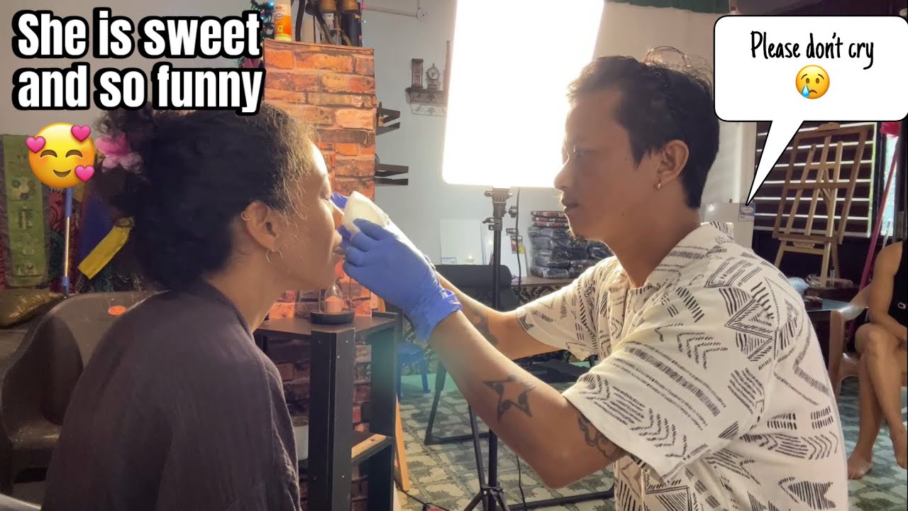 "Her Tearful Reaction: Watch What Happens When I Pierce Her Nose!" /tibetanvlog /indiavlog /tib art/