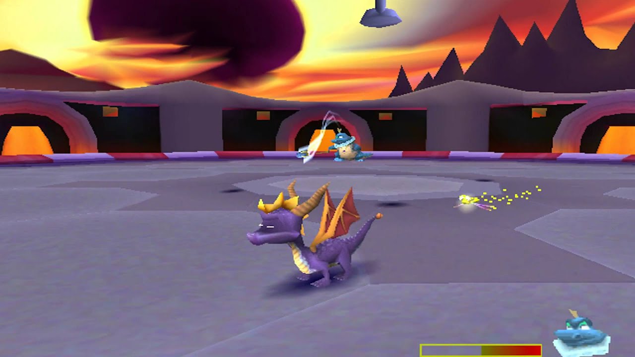 Spyro 3: Year of the Dragon (PS1) walkthrough - FINAL BOSS - Sorceress