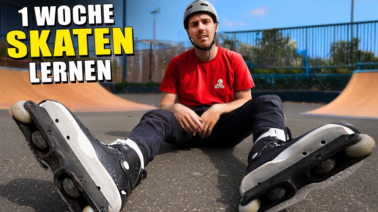 In 7 Tagen INLINE-SKATEN lernen! - Selbstexperiment