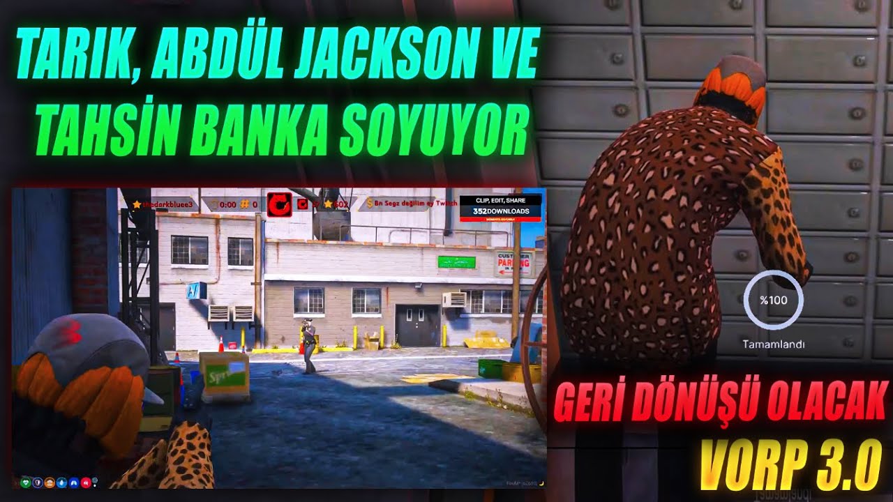 VORP 3.0 - TARIK, ABDÜL TAHSİN VE JACKSON BANKA'NIN ARKASINI SOYUYORLAR | CARL4