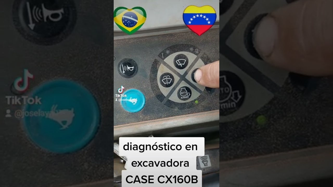 escanear excavadora case cx160b