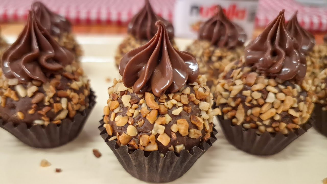 BRIGADEIRO DE FERRERO ROCHER - BRIGADEIRO GOURMET