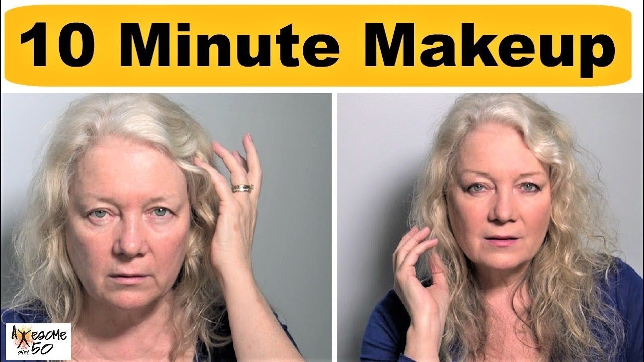 10 Minute Makeup, Face, Lips, Hooded Eyes, Women, Mature over 50