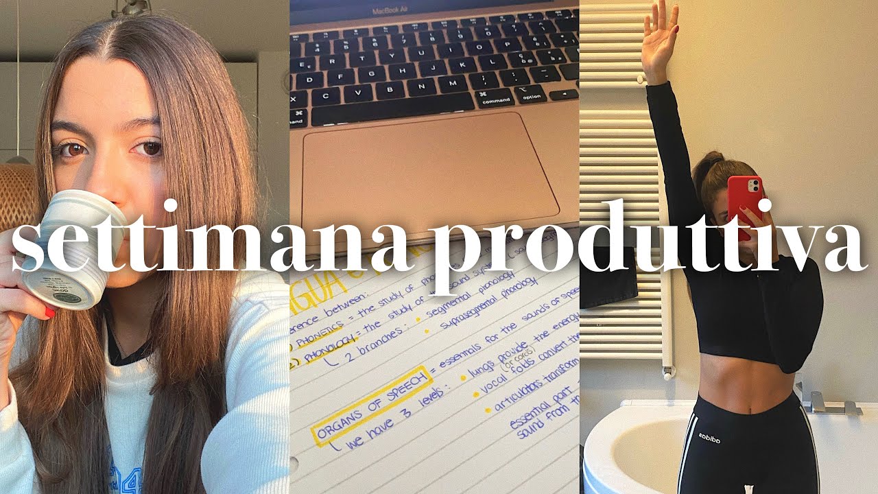 una settimana produttiva: workout, studio, amici e famiglia | WEEKLY VLOG